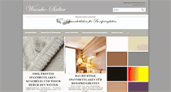 Desktop Screenshot of boxspringbett-spannbettlaken-shop.de